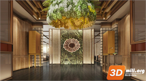 Lobby Decoration Skp Files 